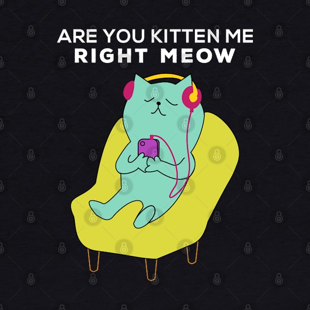 Are you kitten me right meow by Gorilla Designz